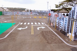 Parque de seguridad vial en Sunchales en Argentina