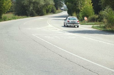 En Alcalá la Real los alumnos suspenden por el mal estado de las marcas viales