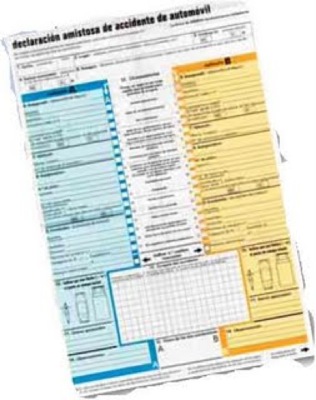 Claves para rellenar bien un parte amistoso de accidente