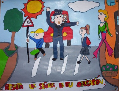 Concurso de dibujo de educación vial de Eibar