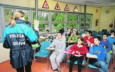 Carné de conducir bicis para los niños de Gijón