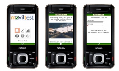 Movil Test, test de autoescuela a través del móvil